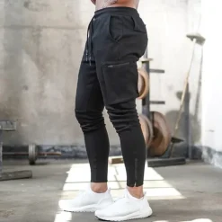 Men's Sweatpants Running Pants Track Pants Pocket Drawstring Elastic Waistband Pants / Trousers Outdoor Sports & Outdoor Athletic Fall Soft Marathon Running Workout Tailored Fit Sportswear Activewear