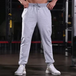 Men's Sweatpants Running Pants Track Pants Pocket Drawstring Elastic Waistband Pants / Trousers Outdoor Sports & Outdoor Athletic Fall Cotton Breathable Soft Marathon Running Workout Tailored Fit