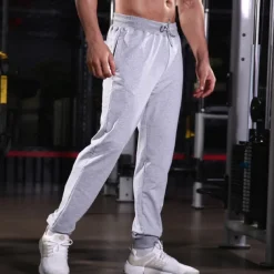 Men's Sweatpants Running Pants Track Pants Pocket Drawstring Elastic Waistband Pants / Trousers Outdoor Sports & Outdoor Athletic Fall Cotton Breathable Soft Marathon Running Workout Tailored Fit