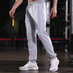 Men's Sweatpants Running Pants Track Pants Pocket Drawstring Elastic Waistband Pants / Trousers Outdoor Sports & Outdoor Athletic Fall Cotton Breathable Soft Marathon Running Workout Tailored Fit