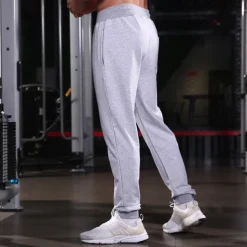 Men's Sweatpants Running Pants Track Pants Pocket Drawstring Elastic Waistband Pants / Trousers Outdoor Sports & Outdoor Athletic Fall Cotton Breathable Soft Marathon Running Workout Tailored Fit