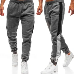 Men's Sweatpants Running Pants Track Pants Pocket Elastic Waistband Pants / Trousers Outdoor Sports & Outdoor Athletic Fall Quick Dry Lightweight Soft Marathon Running Workout Tailored Fit Sportswear