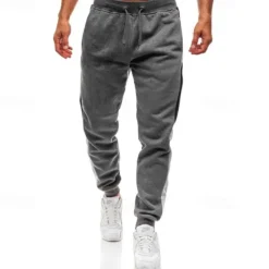 Men's Sweatpants Running Pants Track Pants Pocket Elastic Waistband Pants / Trousers Outdoor Sports & Outdoor Athletic Fall Quick Dry Lightweight Soft Marathon Running Workout Tailored Fit Sportswear