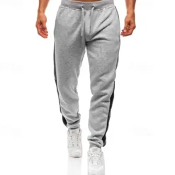 Men's Sweatpants Running Pants Track Pants Pocket Elastic Waistband Pants / Trousers Outdoor Sports & Outdoor Athletic Fall Quick Dry Lightweight Soft Marathon Running Workout Tailored Fit Sportswear