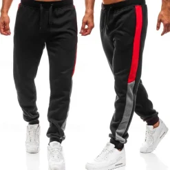 Men's Sweatpants Running Pants Track Pants Pocket Elastic Waistband Pants / Trousers Outdoor Sports & Outdoor Athletic Fall Quick Dry Lightweight Soft Marathon Running Workout Tailored Fit Sportswear