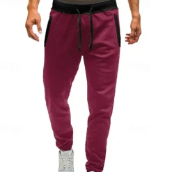 Men's Sweatpants Running Pants Track Pants Pocket Elastic Waistband Pants / Trousers Outdoor Sports & Outdoor Athletic Quick Dry Lightweight Soft Marathon Running Workout Tailored Fit Sportswear