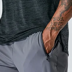 Men's Sweatpants Running Pants Track Pants Drawstring Elastic Waistband Zipper Pocket Pants / Trousers Outdoor Sports & Outdoor Athletic Fall Quick Dry Lightweight Soft Marathon Running Workout