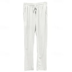 Men's Sweatpants Trousers Straight Leg Sweatpants Pocket Drawstring Elastic Waist Plain Comfort Sports Outdoor Daily Fashion Casual Black White Micro-elastic