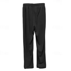 Men's Sweatpants Trousers Straight Leg Sweatpants Pocket Drawstring Elastic Waist Plain Comfort Sports Outdoor Daily Fashion Casual Black White Micro-elastic