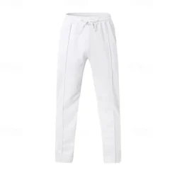 Men's Sweatpants Wide Leg Sweatpants Trousers Pocket Drawstring Elastic Waist Plain Comfort Sports Outdoor Daily Fashion Casual ArmyGreen Black Micro-elastic
