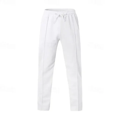 Men's Sweatpants Wide Leg Sweatpants Trousers Pocket Drawstring Elastic Waist Plain Comfort Sports Outdoor Daily Fashion Casual ArmyGreen Black Micro-elastic