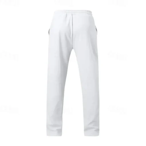Men's Sweatpants Wide Leg Sweatpants Trousers Pocket Drawstring Elastic Waist Plain Comfort Sports Outdoor Daily Fashion Casual ArmyGreen Black Micro-elastic