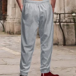 Men's Sweatpants Wide Leg Sweatpants Trousers Pocket Drawstring Elastic Waist Plain Comfort Sports Outdoor Daily Fashion Casual ArmyGreen Black Micro-elastic