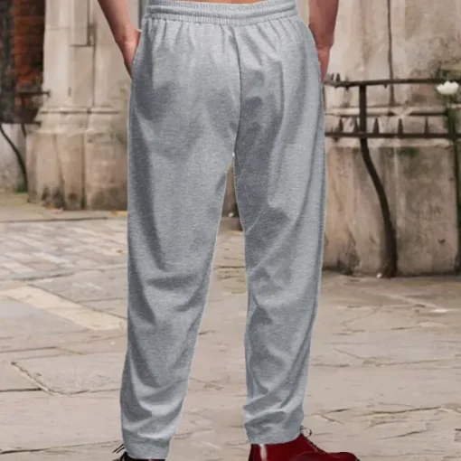 Men's Sweatpants Wide Leg Sweatpants Trousers Pocket Drawstring Elastic Waist Plain Comfort Sports Outdoor Daily Fashion Casual ArmyGreen Black Micro-elastic