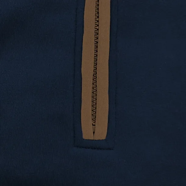 Men's Sweatshirt Quarter Zip Sweatshirt Black Navy Blue Khaki Gray Half Zip Plain Sports & Outdoor Daily Holiday Streetwear Cool Retro Winter Spring & Fall Clothing Apparel Hoodies Sweatshirts