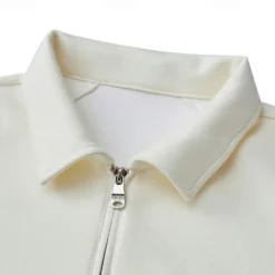 Men's Sweatshirt Quarter Zip Sweatshirt Black White Dark Gray Polo Collar Plain Zipper Pocket Sports & Outdoor Casual Daily Designer Sportswear Basic Spring Fall Clothing Apparel Hoodies Sweatshirts