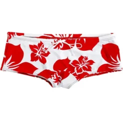 Men's Swim Shorts Swimwear Swim Briefs Print Graphic Prints Flower / Floral Breathable Soft Outdoor Casual Daily Hawaiian Stylish Black White Micro-elastic