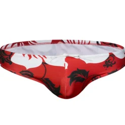 Men's Swim Shorts Swimwear Swim Briefs Print Graphic Prints Flower / Floral Breathable Soft Outdoor Casual Daily Hawaiian Stylish Black White Micro-elastic