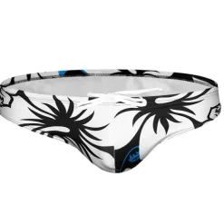 Men's Swim Shorts Swimwear Swim Briefs Print Graphic Prints Flower / Floral Breathable Soft Outdoor Casual Daily Hawaiian Stylish Black White Micro-elastic