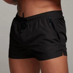 Men's Swim Trunks Swim Shorts Quick Dry Lightweight Board Shorts Bathing Suit Drawstring with Pockets Swimming Surfing Beach Water Sports Solid Colored Summer