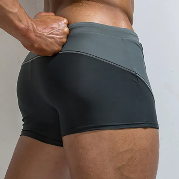 Men's Swim Trunks Swim Shorts Quick Dry Lightweight Board Shorts Bathing Suit Drawstring Swimming Surfing Beach Water Sports Patchwork Summer