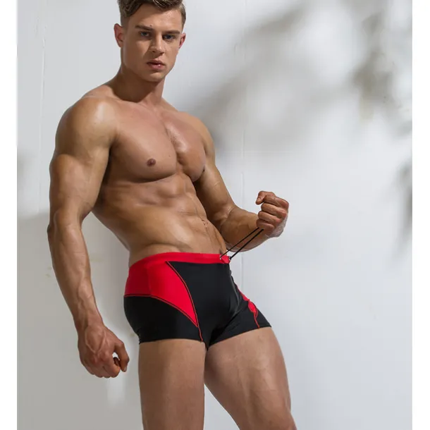 Men's Swim Trunks Swim Shorts Quick Dry Lightweight Board Shorts Bathing Suit Drawstring Swimming Surfing Beach Water Sports Patchwork Summer