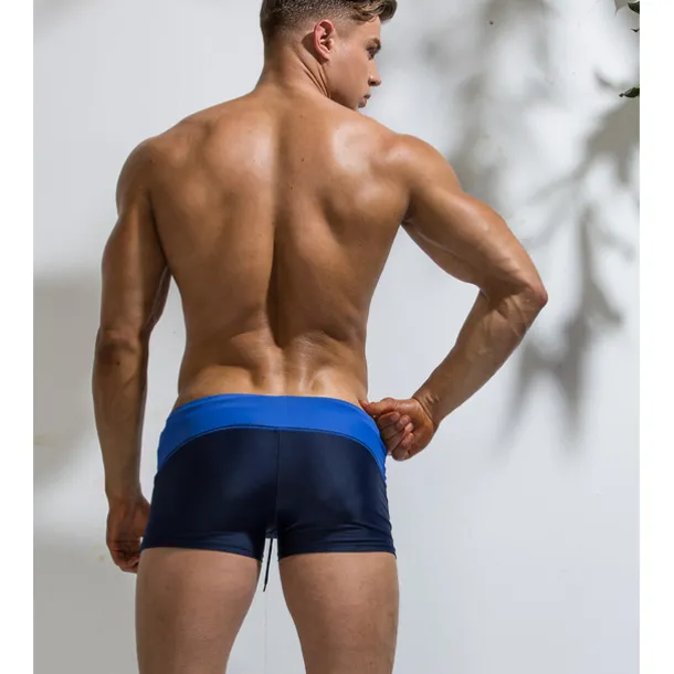 Men's Swim Trunks Swim Shorts Quick Dry Lightweight Board Shorts Bathing Suit Drawstring Swimming Surfing Beach Water Sports Patchwork Summer