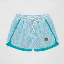 Men's Swim Trunks Swim Shorts Quick Dry Lightweight Board Shorts Bathing Suit with Pockets Mesh Lining Drawstring Swimming Surfing Beach Water Sports Solid Colored Summer