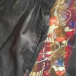 Men's Swim Trunks Swim Shorts 4-Way Stretch Fabric Board Shorts Bottoms Drawstring with Pockets Swimming Surfing Beach Water Sports Printed National Flag Summer Spring