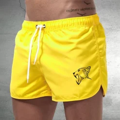 Men's Swim Trunks Swim Shorts Board Shorts Bathing Suit Drawstring Swimming Surfing Beach Water Sports Printed Summer Spring