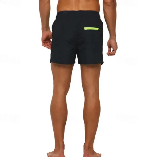 Men's Swim Trunks Swim Shorts Board Shorts Bottoms Drawstring with Pockets Swimming Surfing Beach Water Sports Patchwork Solid Colored Summer Spring