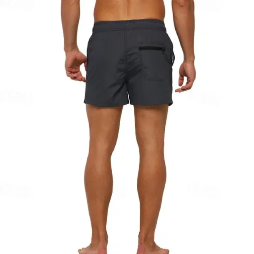 Men's Swim Trunks Swim Shorts Board Shorts Bottoms Drawstring with Pockets Swimming Surfing Beach Water Sports Patchwork Solid Colored Summer Spring