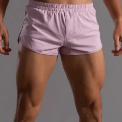 Men's Swim Trunks Swim Shorts Board Shorts 3 inch Shorts Short Shorts Elastic Waist Solid Color Comfort Breathable Short Sports Outdoor Daily Bathing Stylish Casual / Sporty Black Blue Micro-elastic