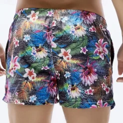 Men's Swim Trunks Swim Shorts Quick Dry Lightweight Board Shorts Bathing Suit with Pockets Drawstring Swimming Surfing Beach Water Sports Stripes Summer