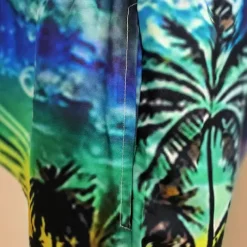 Men's Swim Trunks Swim Shorts Board Shorts Bottoms Drawstring with Pockets Swimming Surfing Beach Water Sports Tropical Printed Summer Spring