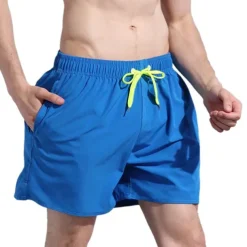 Men's Swim Trunks Swim Shorts Quick Dry Board Shorts Bottoms Mesh Lining with Pockets Drawstring Swimming Surfing Beach Water Sports Solid Colored Summer / Stretchy