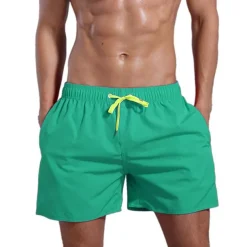 Men's Swim Trunks Swim Shorts Quick Dry Board Shorts Bottoms Mesh Lining with Pockets Drawstring Swimming Surfing Beach Water Sports Solid Colored Summer / Stretchy