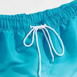 Men's Swim Trunks Swim Shorts Board Shorts Bathing Suit Drawstring with Pockets Swimming Surfing Beach Water Sports Gradient Summer Spring