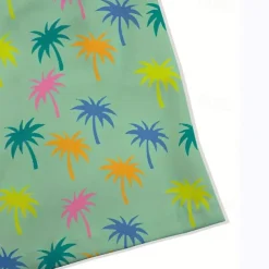 Men's Swim Trunks Swim Shorts 4-Way Stretch Fabric Board Shorts Bottoms Drawstring with Pockets Swimming Surfing Beach Water Sports Tropical Printed Summer Spring