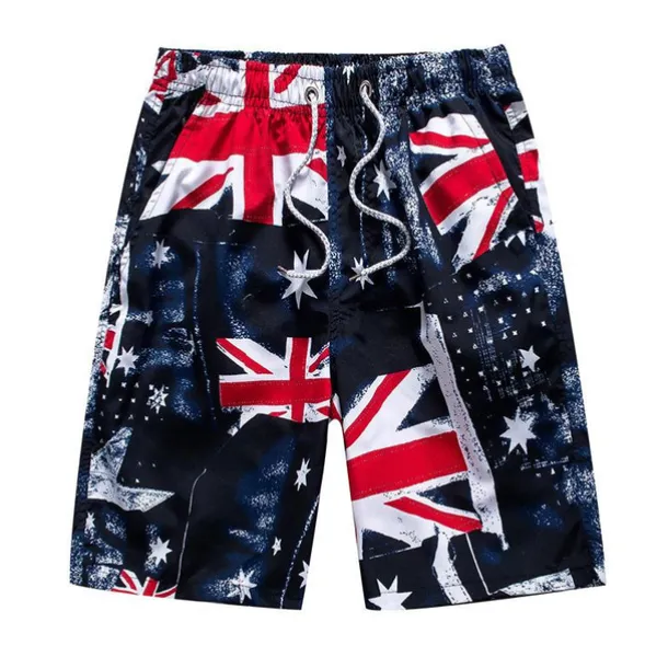 Men's Swim Trunks Swim Shorts Quick Dry Lightweight Board Shorts Bathing Suit with Pockets Drawstring Swimming Surfing Water Sports Printed Summer