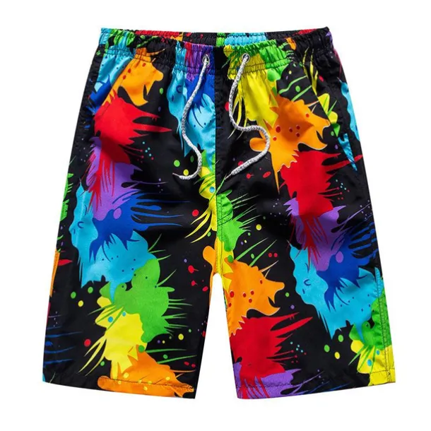 Men's Swim Trunks Swim Shorts Quick Dry Lightweight Board Shorts Bathing Suit with Pockets Drawstring Swimming Surfing Water Sports Printed Summer