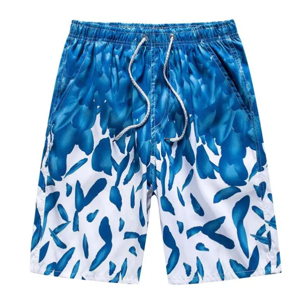 Men's Swim Trunks Swim Shorts Quick Dry Lightweight Board Shorts Bathing Suit with Pockets Drawstring Swimming Surfing Water Sports Printed Summer