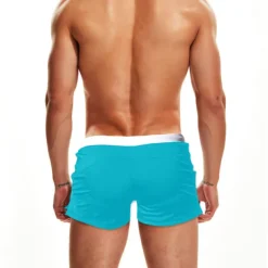 Men's Swim Trunks Swim Shorts Board Shorts Drawstring with Mesh lining Mesh Lining Solid Color Quick Dry Breathable Short Beach Swimming Pool Bathing Sports Fashion Black Red Micro-elastic