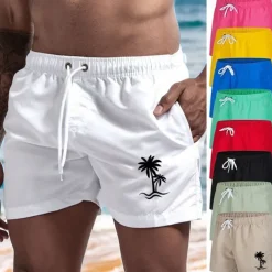 Men's Swim Trunks Swim Shorts Board Shorts Pocket with Mesh lining Elastic Waistband Shorts Sports & Outdoor Beach Swimming Pool Quick Dry Lightweight Soft Swimming Beach Tailored Fit Sportswear