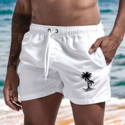 Men's Swim Trunks Swim Shorts Board Shorts Pocket with Mesh lining Elastic Waistband Shorts Sports & Outdoor Beach Swimming Pool Quick Dry Lightweight Soft Swimming Beach Tailored Fit Sportswear