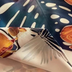 Men's Swim Trunks Swim Shorts 4-Way Stretch Fabric Board Shorts Bottoms Drawstring with Pockets Swimming Surfing Beach Water Sports Floral Printed Summer Spring