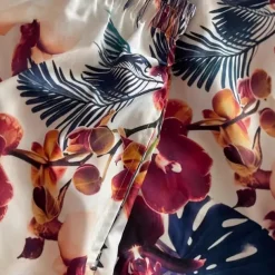 Men's Swim Trunks Swim Shorts 4-Way Stretch Fabric Board Shorts Bottoms Drawstring with Pockets Swimming Surfing Beach Water Sports Floral Printed Summer Spring