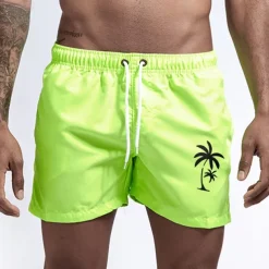 Men's Swim Trunks Swim Shorts Board Shorts Bathing Suit Drawstring Mesh Lining with Pockets Swimming Surfing Beach Water Sports Printed Summer Spring