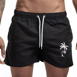 Men's Swim Trunks Swim Shorts Board Shorts Bathing Suit Drawstring Mesh Lining with Pockets Swimming Surfing Beach Water Sports Printed Summer Spring