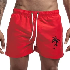 Men's Swim Trunks Swim Shorts Board Shorts Bathing Suit Drawstring Mesh Lining with Pockets Swimming Surfing Beach Water Sports Printed Summer Spring